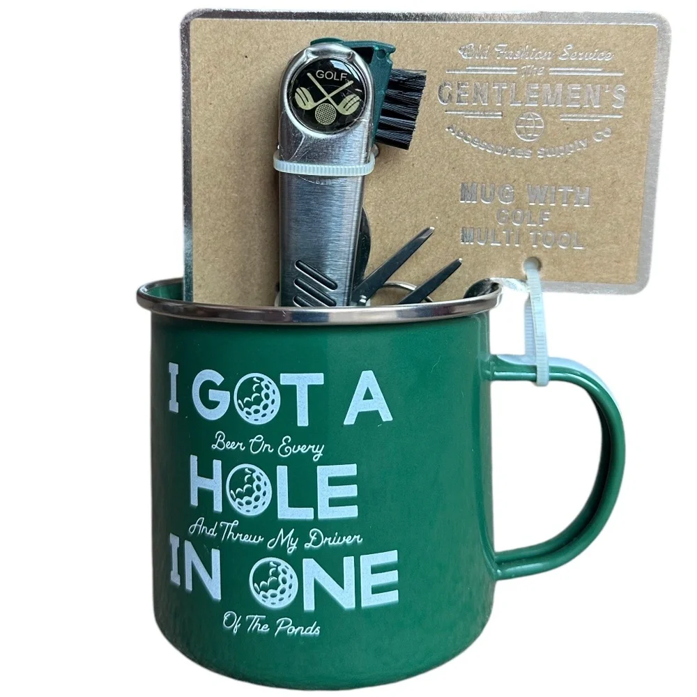 NWT Golf‎ Mug with Golf Multi Tool